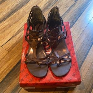 brown KELLY & KATIE sandals.